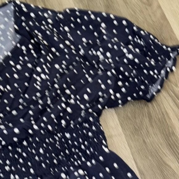 Polka Dot Shein Curve 4XL Dress Short Sleeve Polyester - Picture 2 of 8